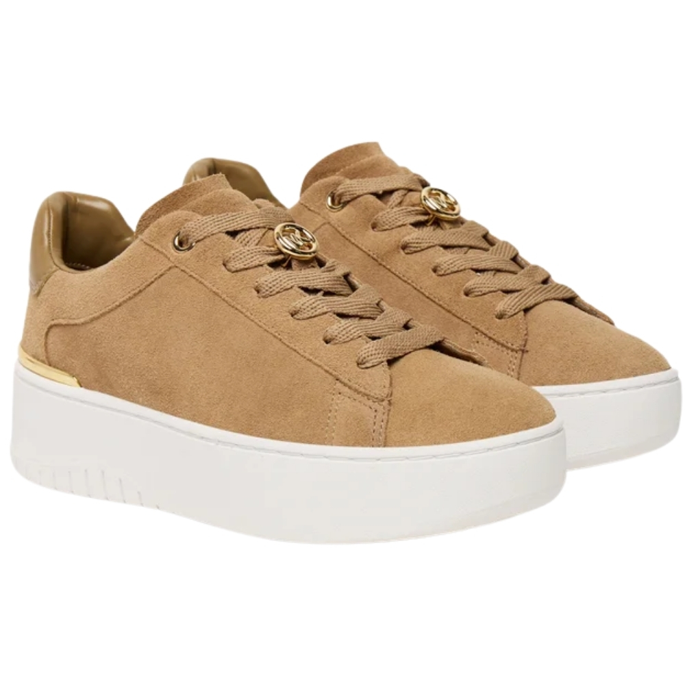 Sneaker Michael Kors in pelle scamosciata con plateau