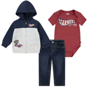 Set Levi's Felpa, Body e Jeans