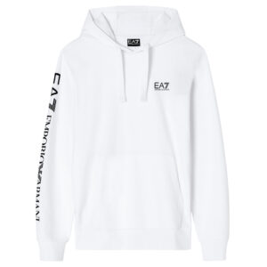 Felpa EA7 con cappuccio in cotone