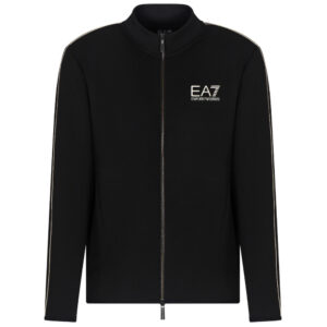 Felpa EA7 in misto viscosa con zip