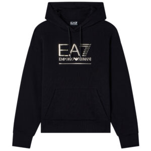 Felpa EA7 con cappuccio in misto cotone