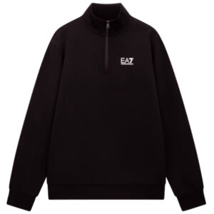 Felpa in misto cotone con zip