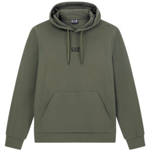 Felpa EA7 con cappuccio misto cotone