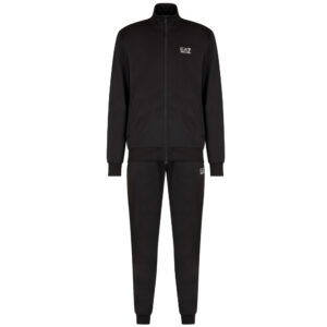 Tuta EA7 in tessuto tecnico riciclato