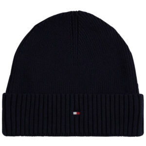 Berretto Tommy Hilfiger con cashmere e logo ricamato