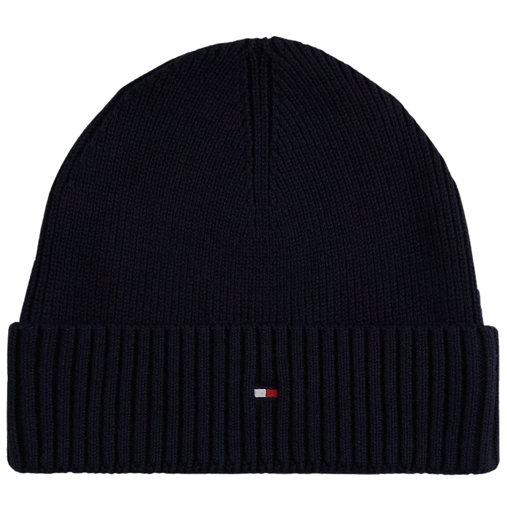 Berretto Tommy Hilfiger con cashmere e logo ricamato