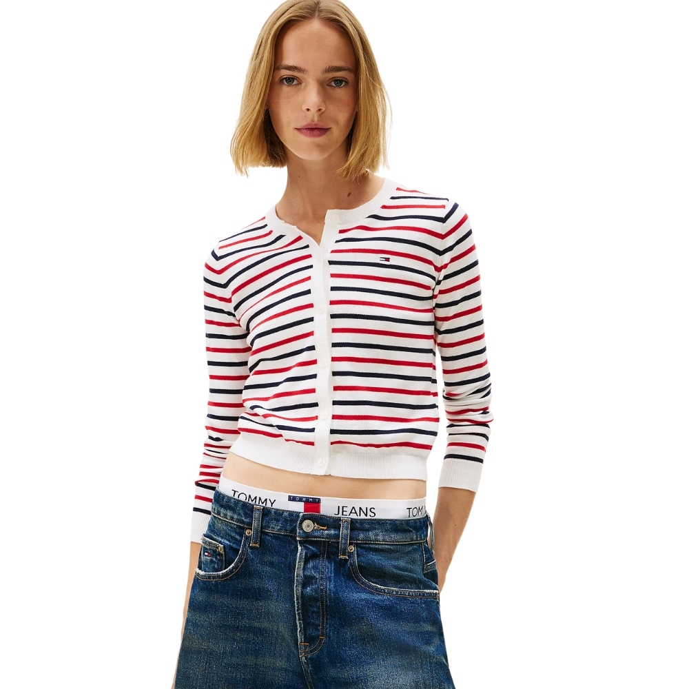 Cardigan Tommy Jeans a righe
