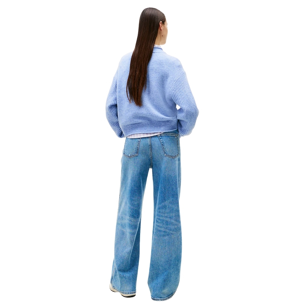 Pullover Tommy Jeans melange con logo