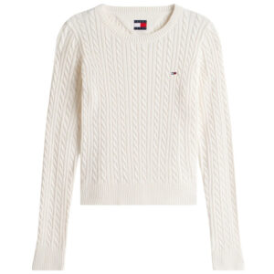 Pullover Tommy Jeans in maglia sottile intrecciata