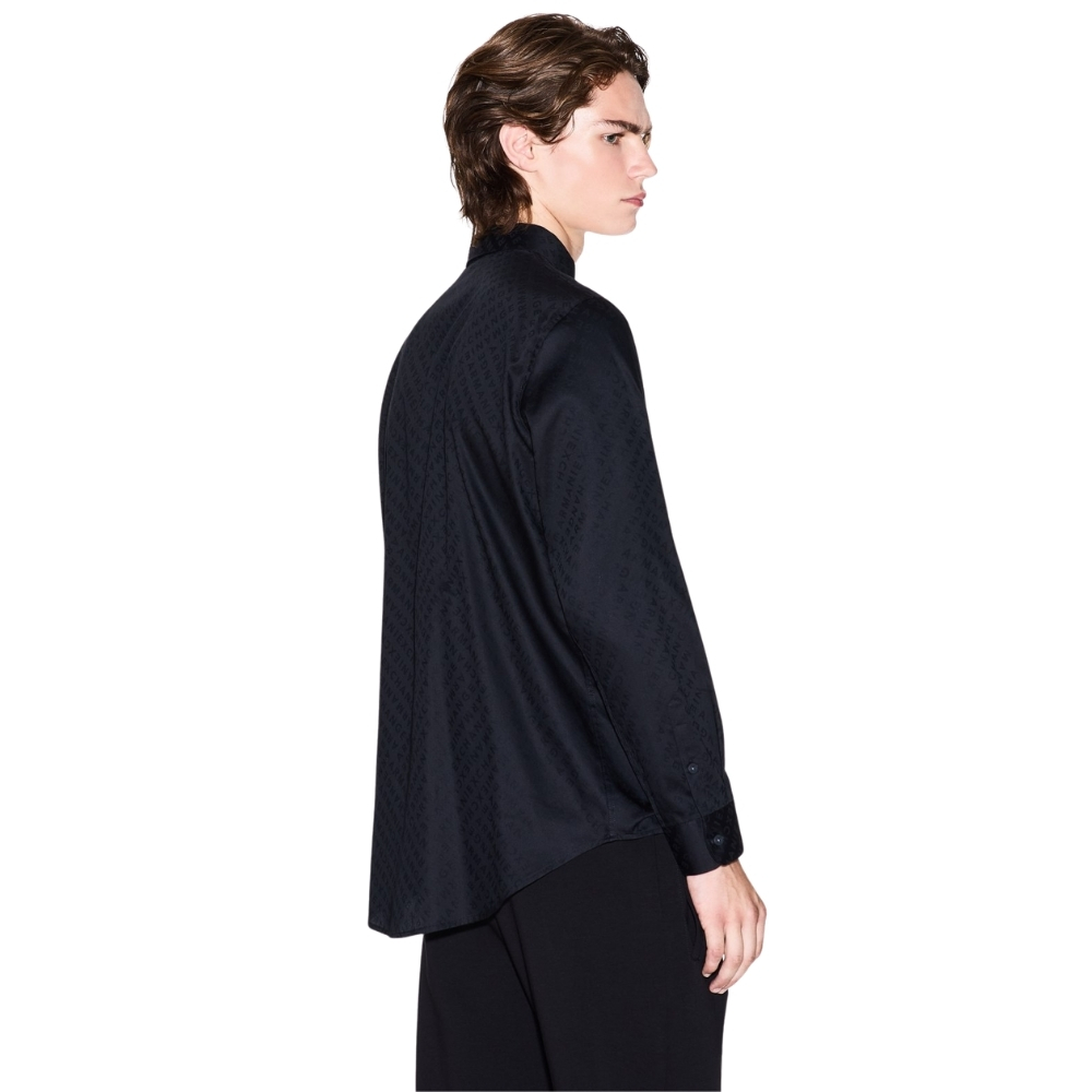 Camicia Armani Exchange logo allover