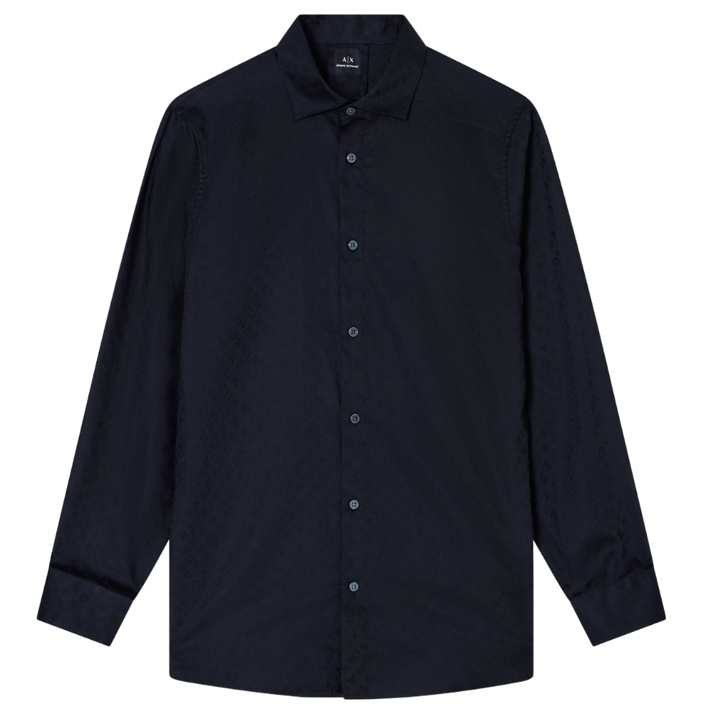 Camicia Armani Exchange logo allover