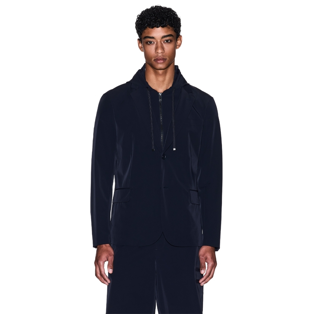 Giacca Michael Kors in nylon con cappuccio