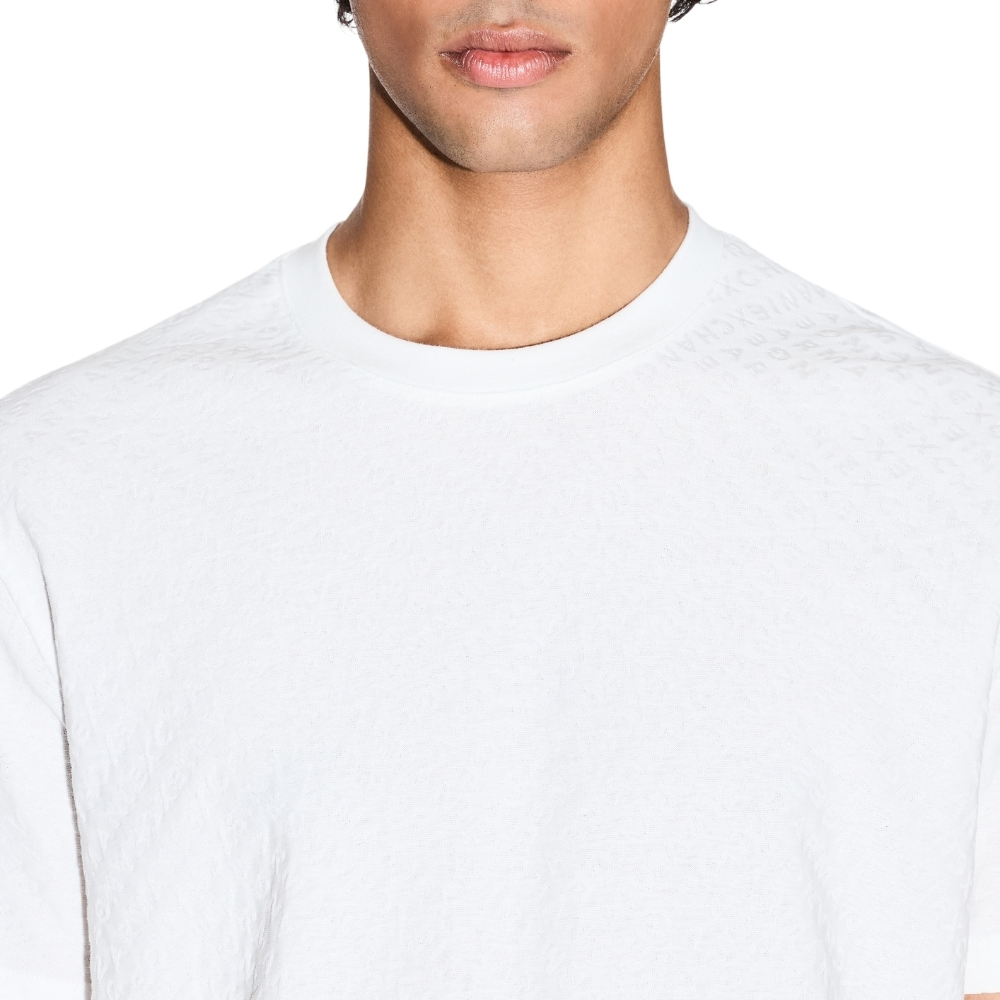 T-Shirt Armani Exchange tessuto jacquard