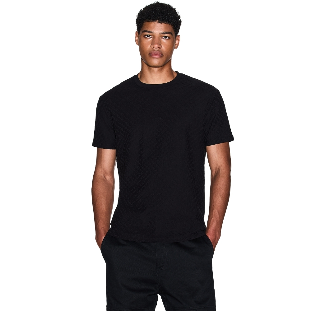 T-Shirt Armani Exchange tessuto jacquard