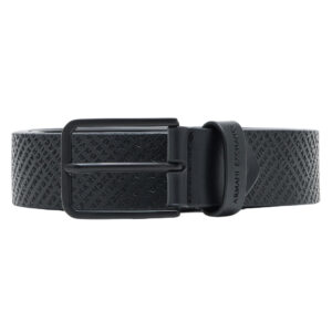 Cintura Armani Exchange in pelle traforata