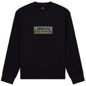 Felpa Armani Exchange girocollo in cotone