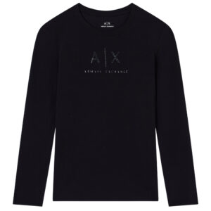 T-Shirt Armani Exchange a maniche lunghe con logo