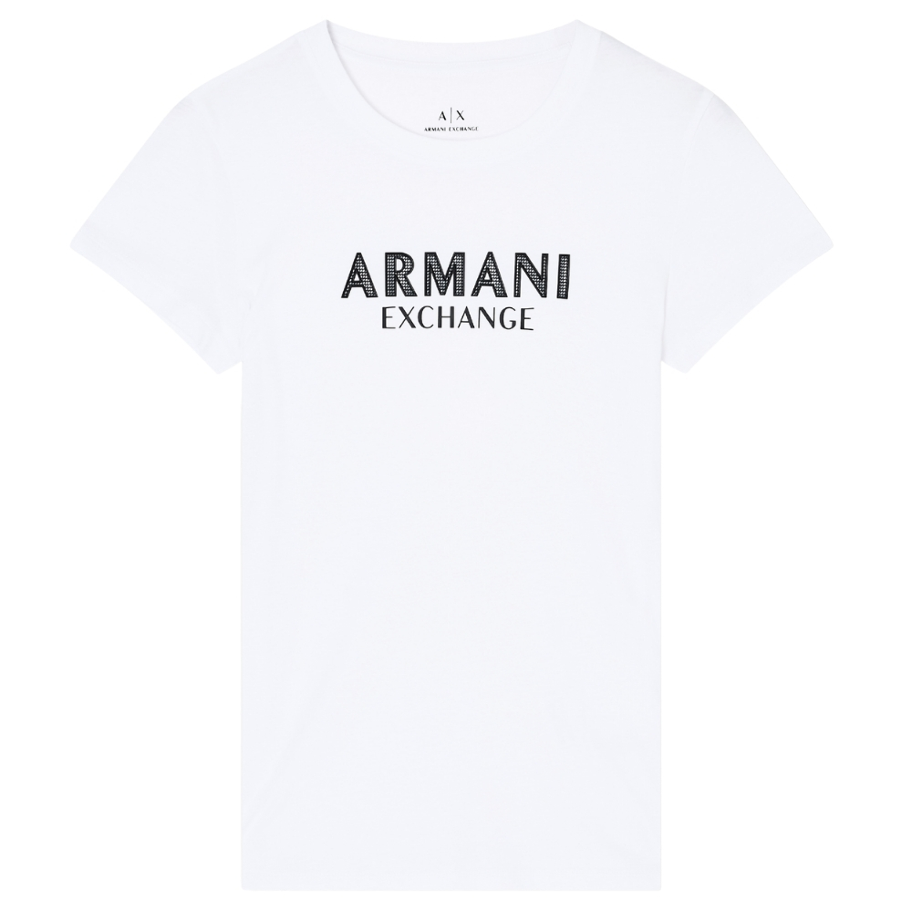 T-Shirt Armani Exchange con logo lettering