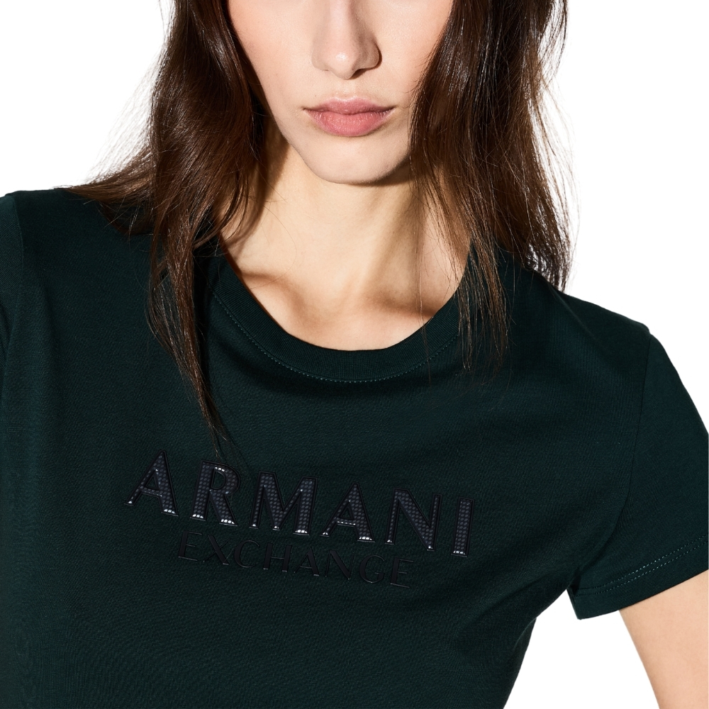 T-Shirt Armani Exchange con logo lettering