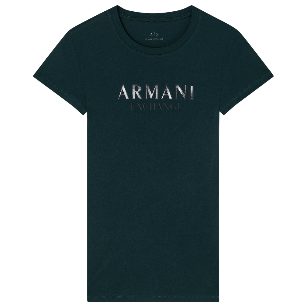 T-Shirt Armani Exchange con logo lettering