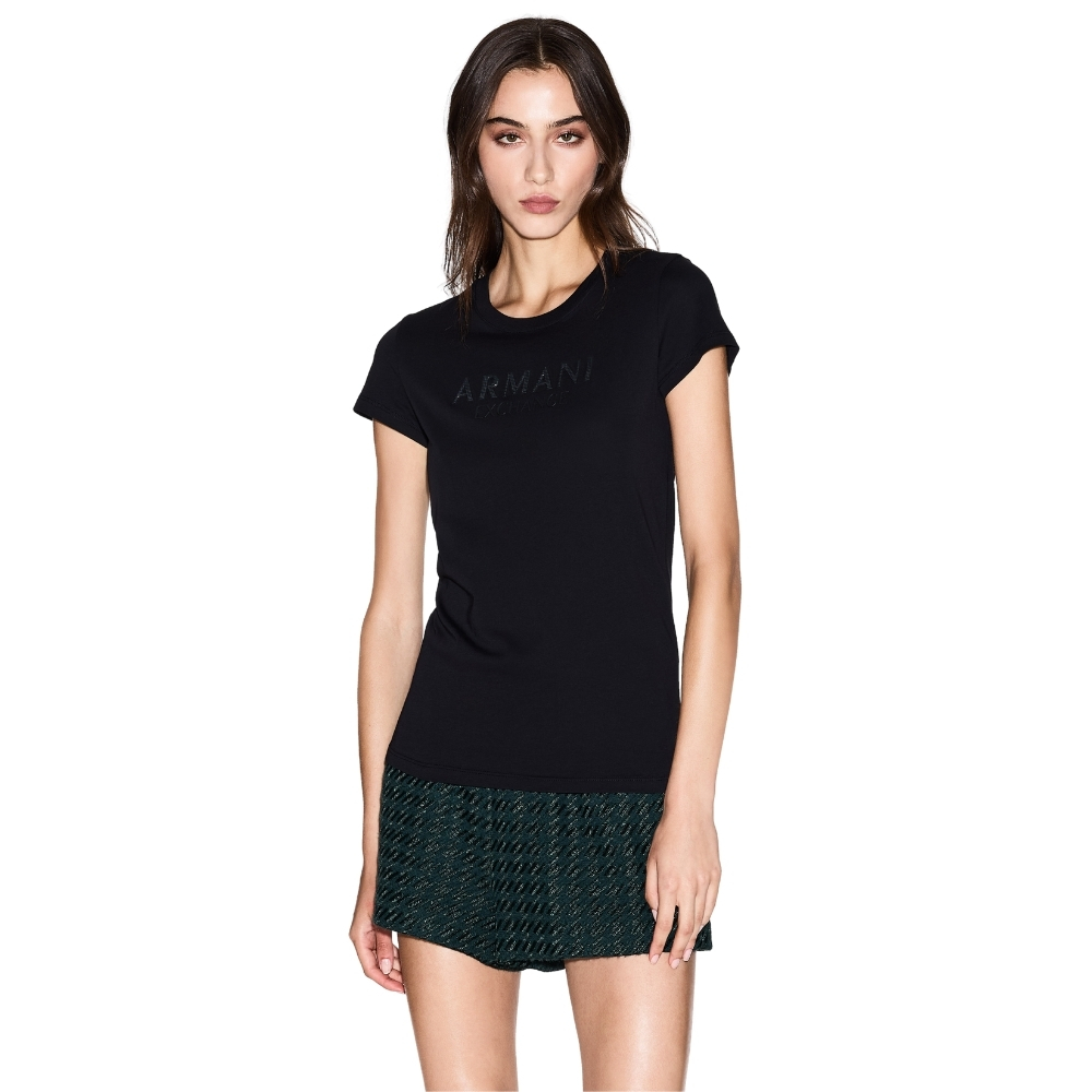 T-Shirt Armani Exchange con logo lettering