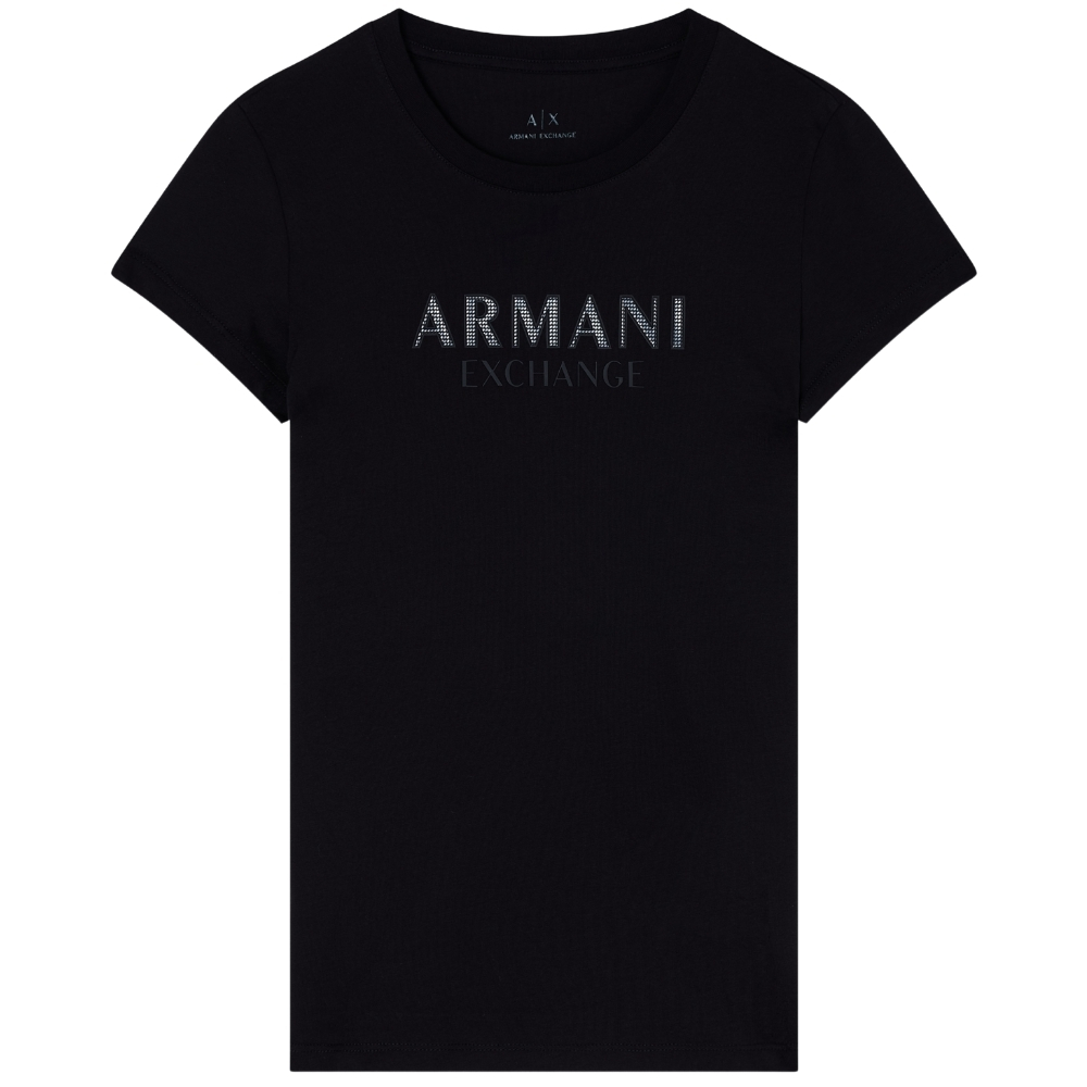 T-Shirt Armani Exchange con logo lettering
