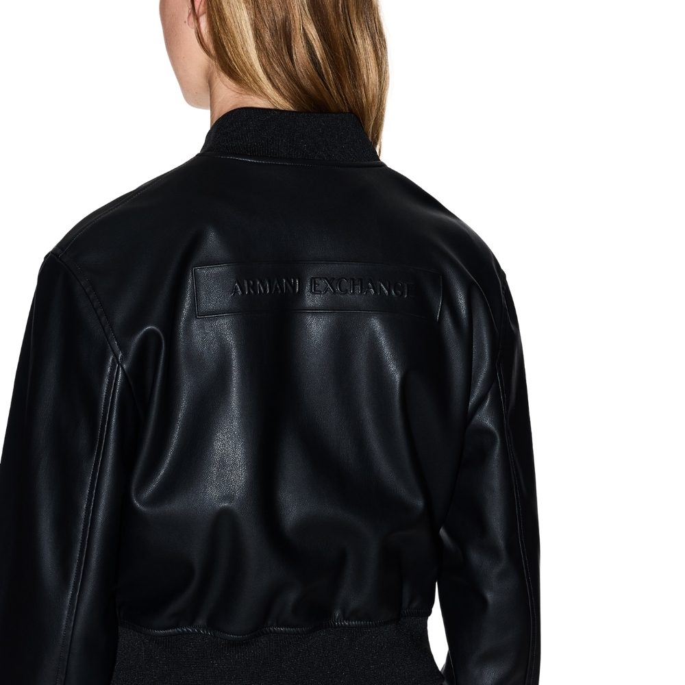 Bomber Armani Exchange in ecopelle