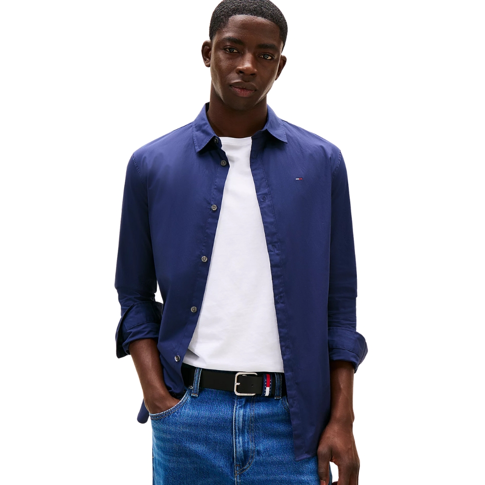 Camicia Tommy Hilfiger slim fit in popeline