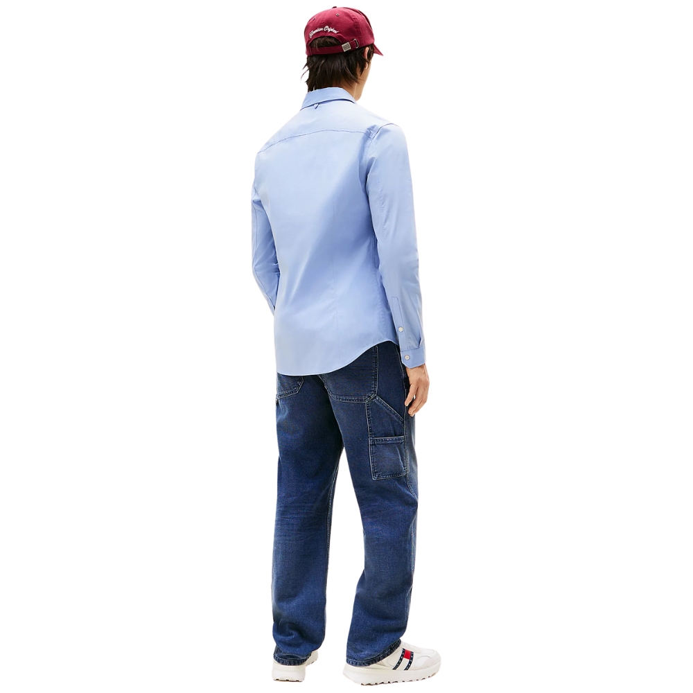 Camicia Tommy Jeans slim fit in popeline