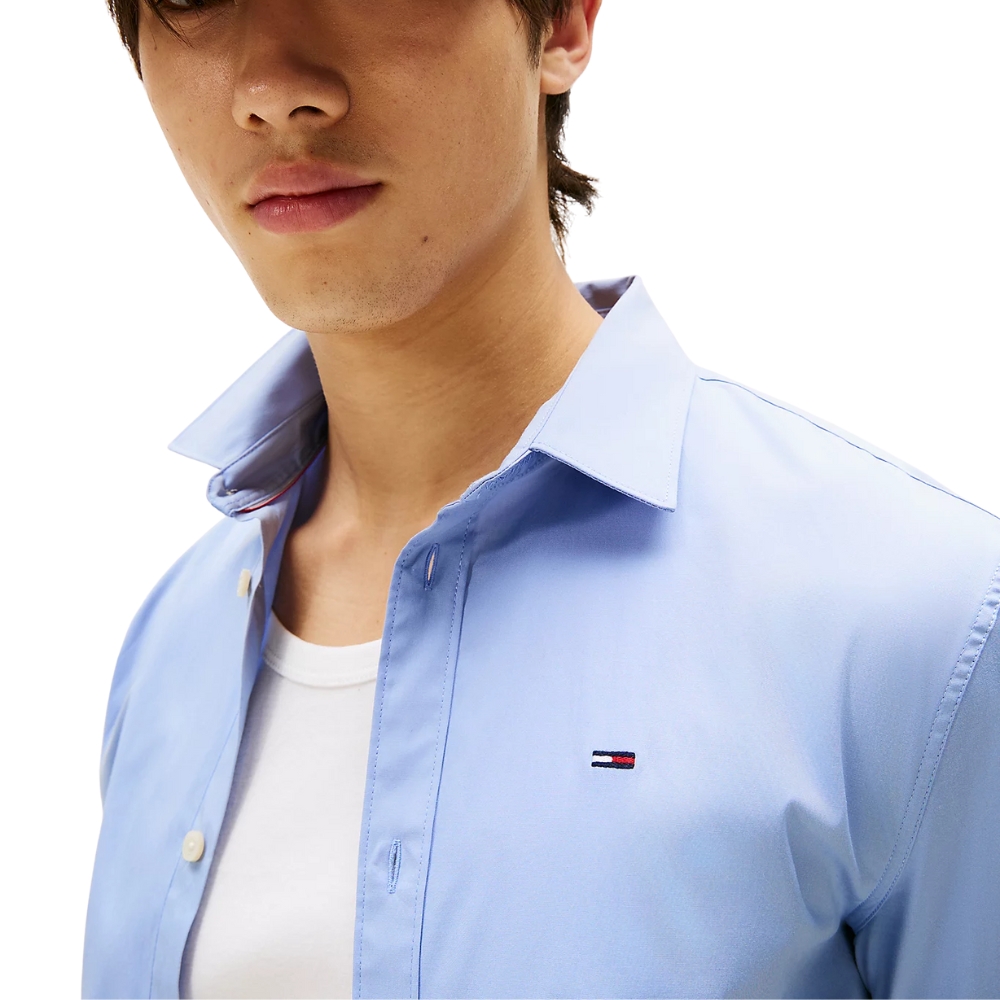 Camicia Tommy Jeans slim fit in popeline
