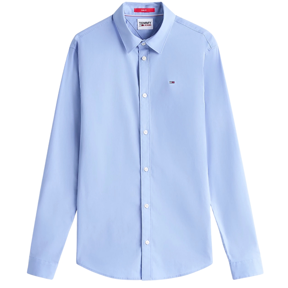 Camicia Tommy Jeans slim fit in popeline