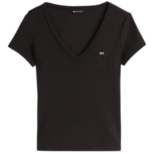T-Shirt Tommy Jeans Essential slim fit con scollatura a V