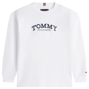 T-Shirt Tommy Hilfiger a maniche lunghe con logo stampato