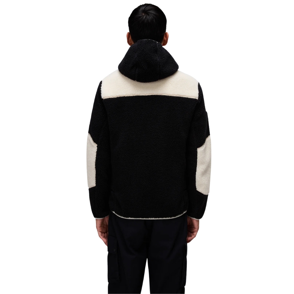 Felpa Napapijri in pile con cappuccio e zip