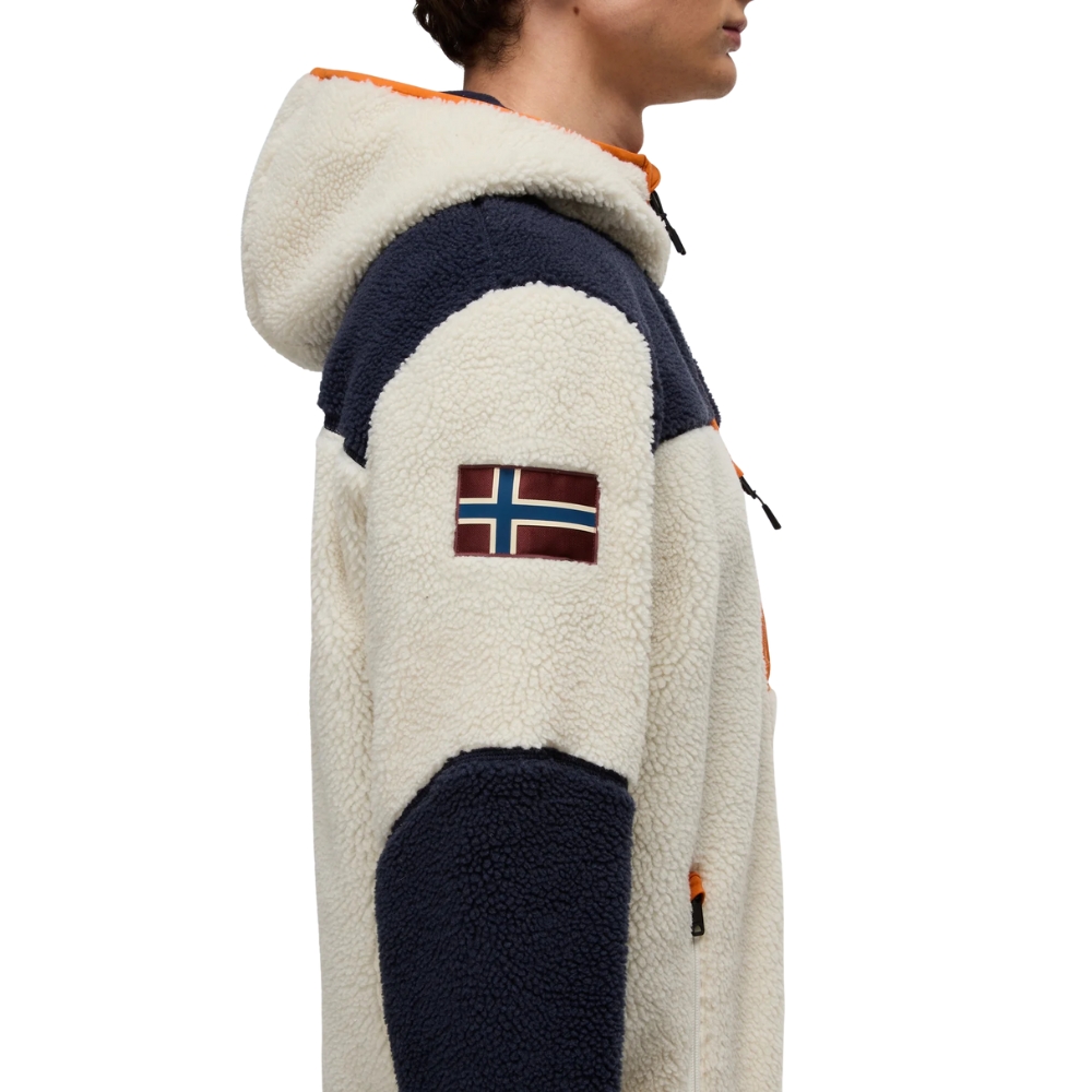 Felpa Napapijri con cappuccio e zip