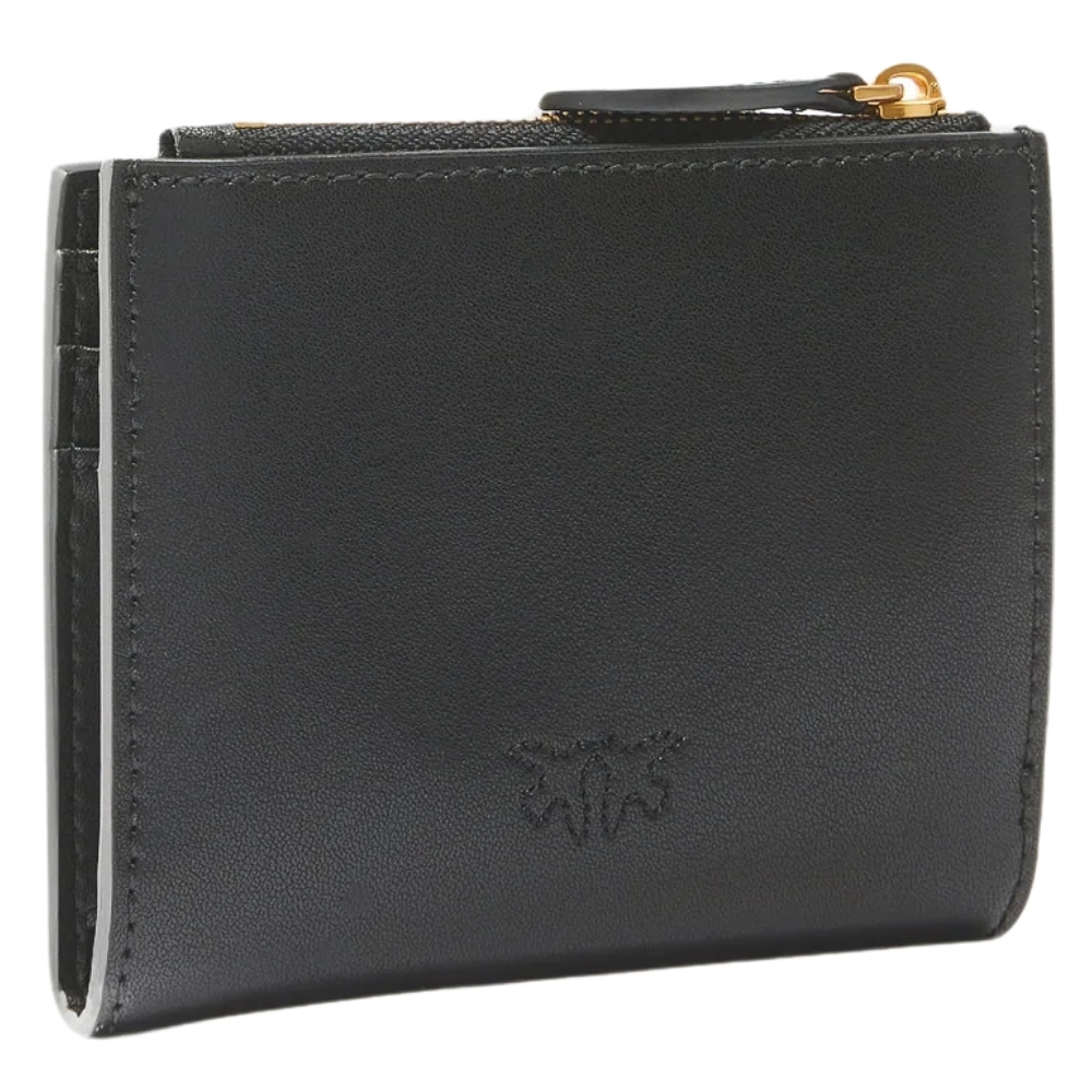 Portafoglio Pinko piccolo in pelle con logo