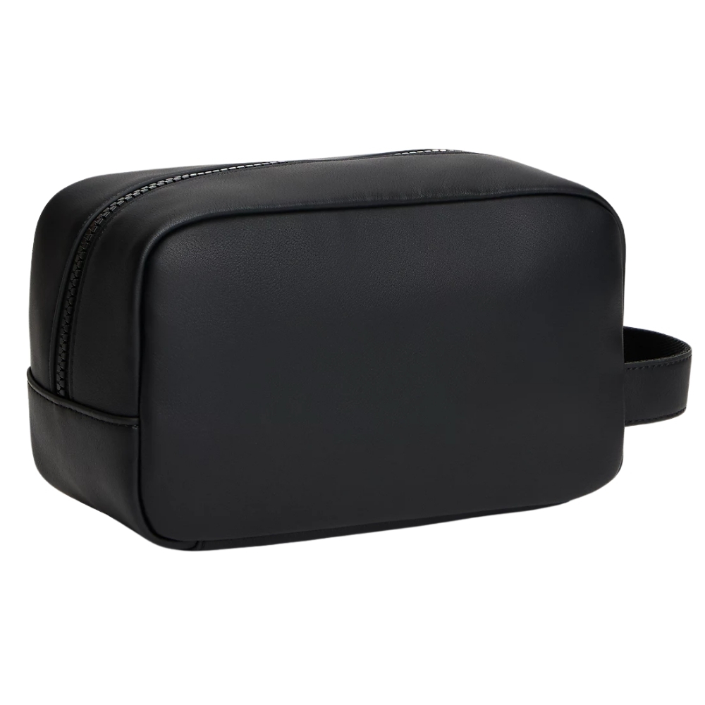 Pochette Tommy Hilfiger con finitura a coste e logo