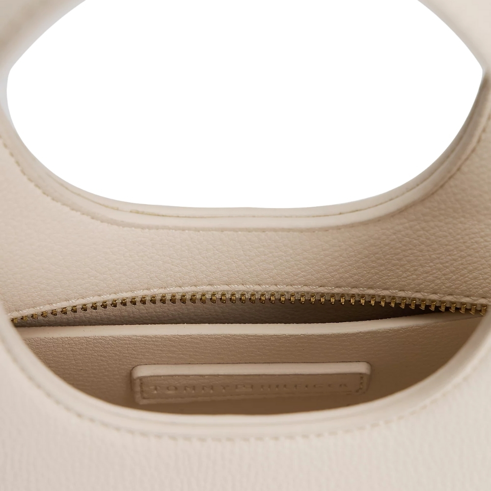 Borsa Tommy Hilfiger tote con logo metallizzato