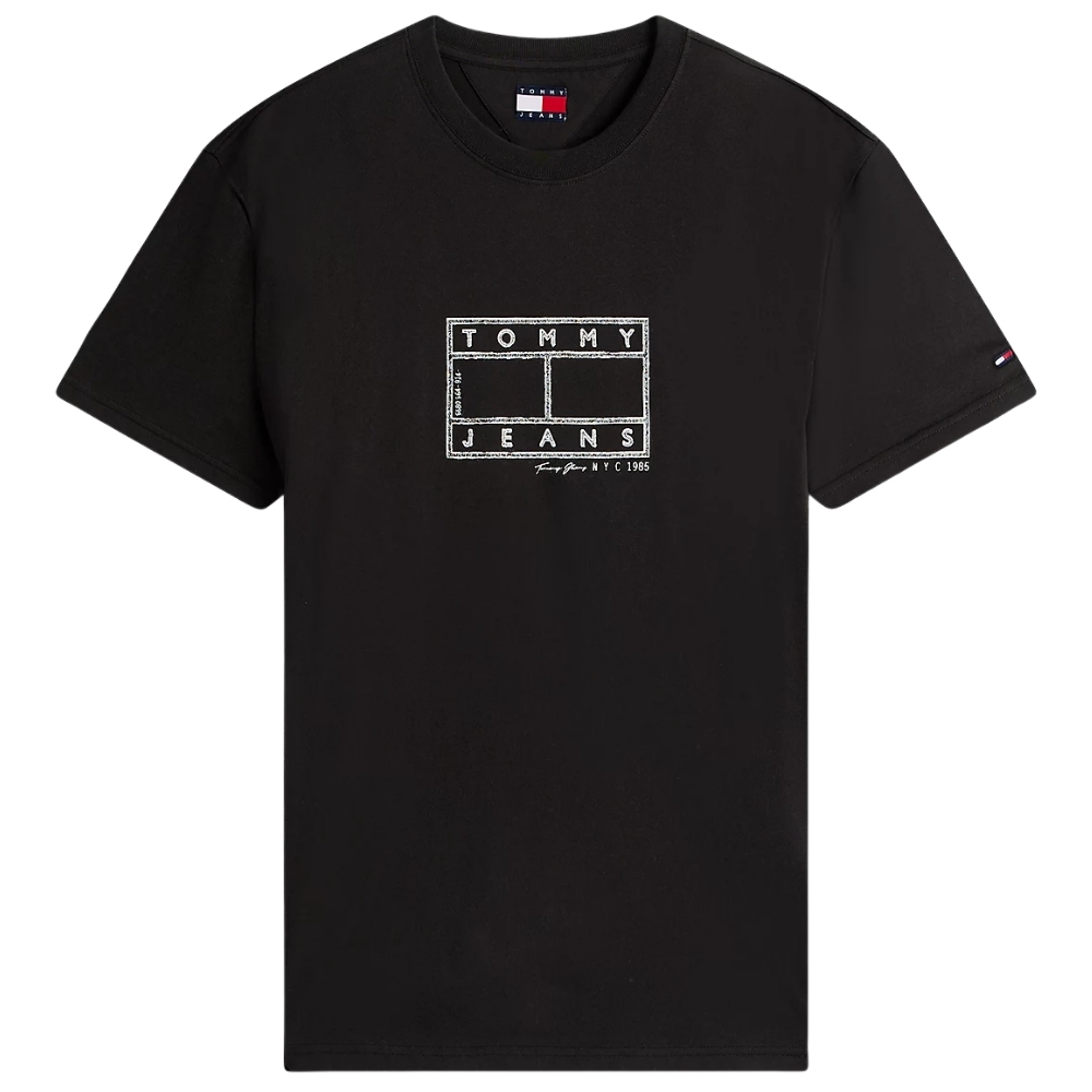 T-Shirt Tommy Jeans con logo a timbro