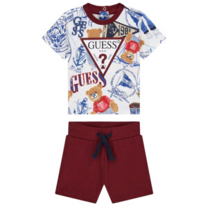 Set t-shirt e shorts Guess kids logo