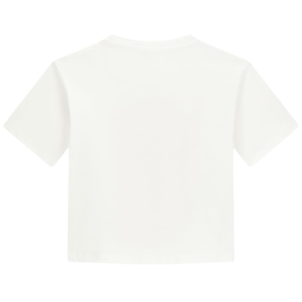 T-shirt Guess cropped logo