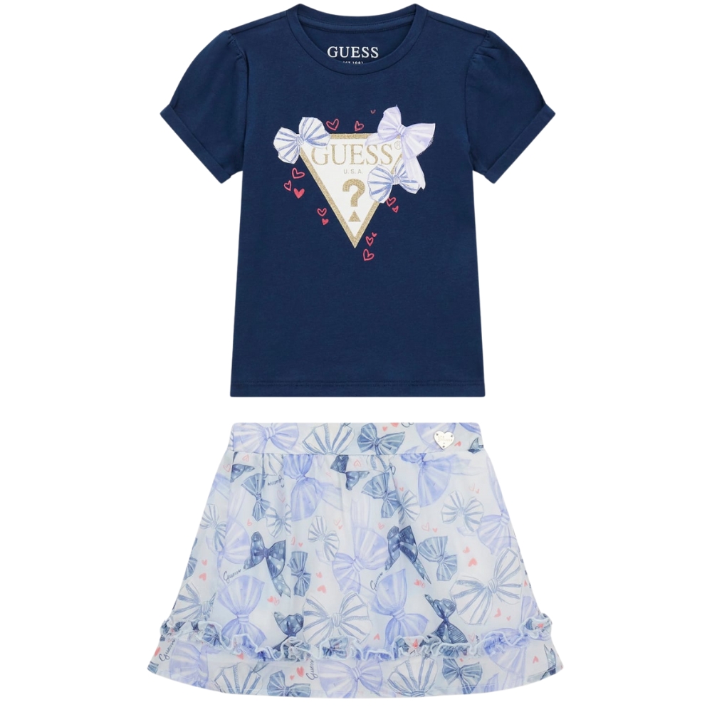 Set Guess kids t-shirt e gonna logo
