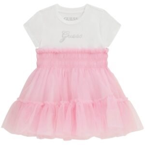 Abito Guess kids in tulle logo