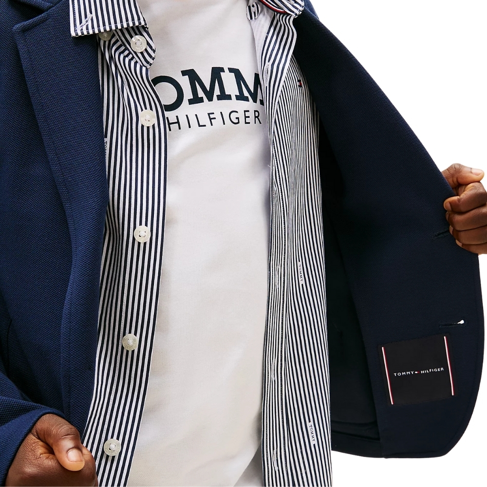 Blazer Festive Tommy Hilfiger regular fit in pique