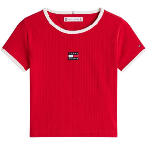 T-Shirt Tommy Hilfiger Heritage extra slim fit con bandiera