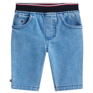 Jeans Tommy Hilfiger con vita elastica e bandiera ricamata