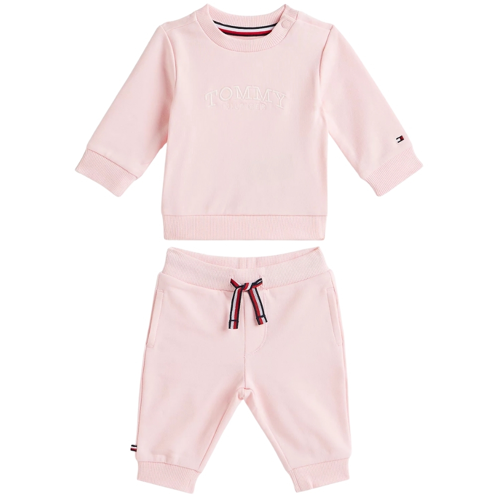 Completo Tommy Hilfiger felpa e jogger con logo