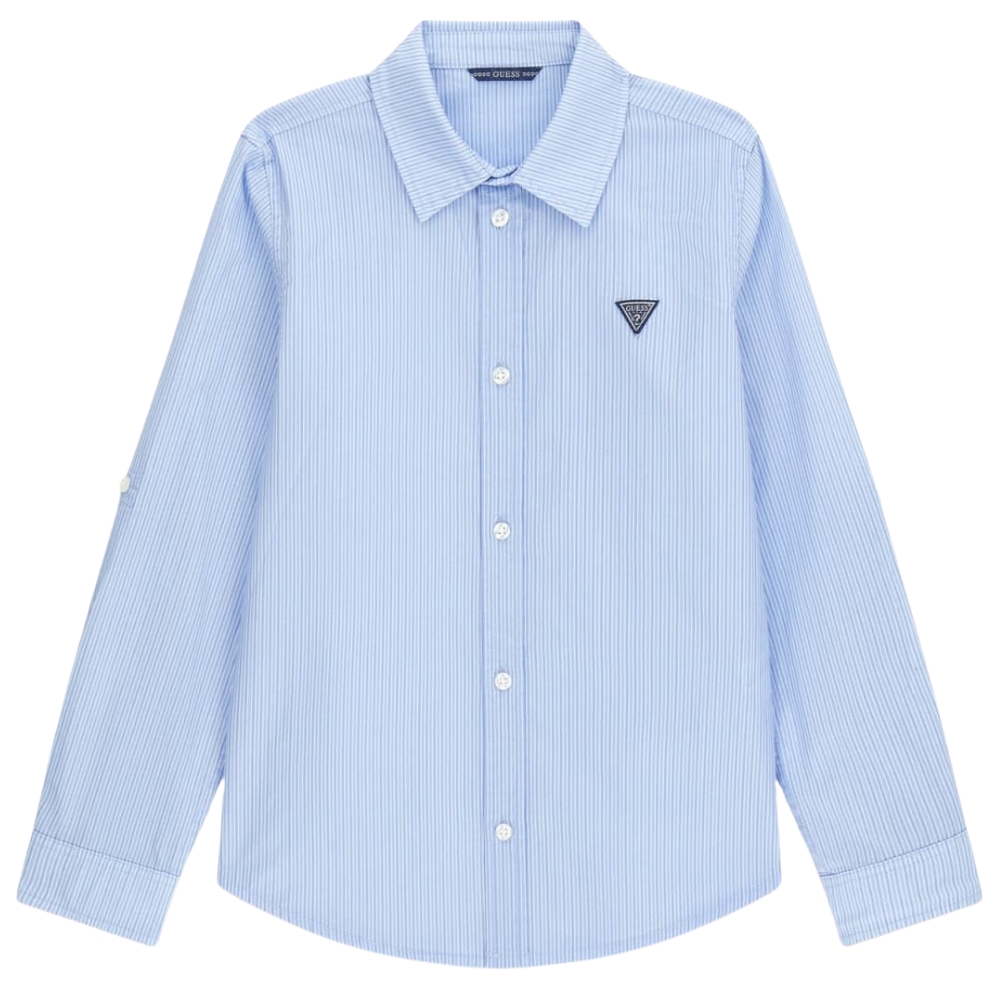 Camicia Guess kids popeline vestibilità regular