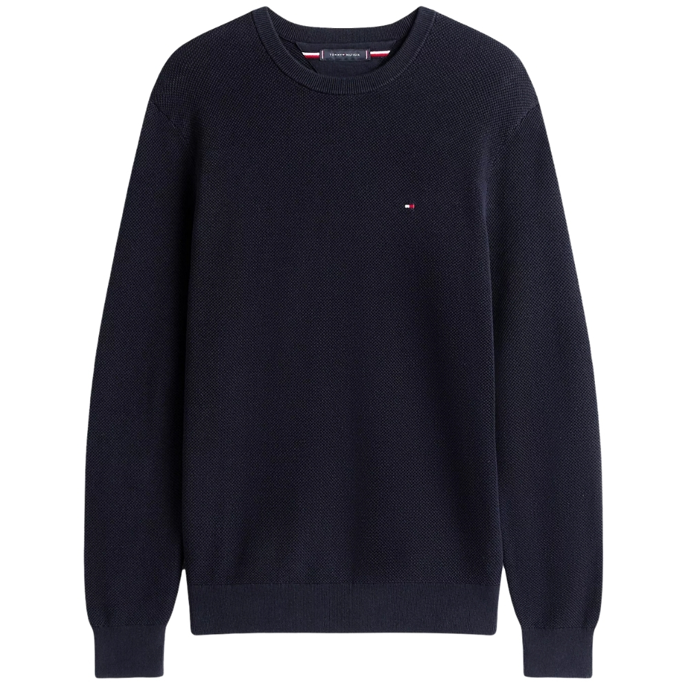 Pullover Tommy Hilfiger con bandierina ricamata