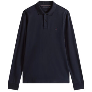 Polo Tommy Hilfiger in cotone a maiche lunghe